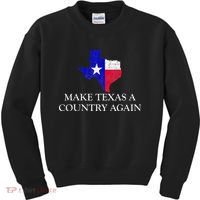Make Texas A Country Again Texas Secede Texas Exit Texit Kids Sweatshirt thumb 0