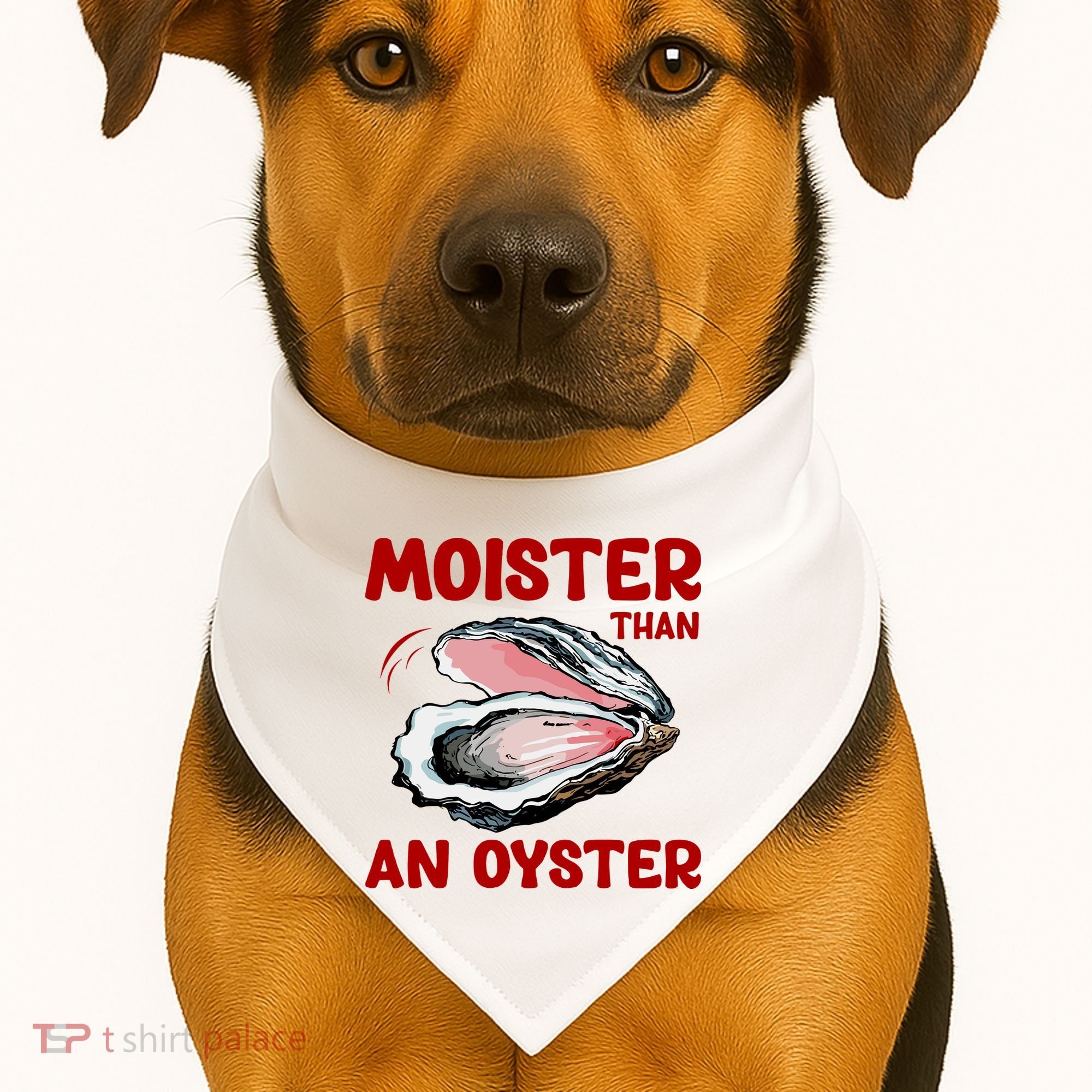 Moister Than An Oyster USA-Made Doggie Bandana