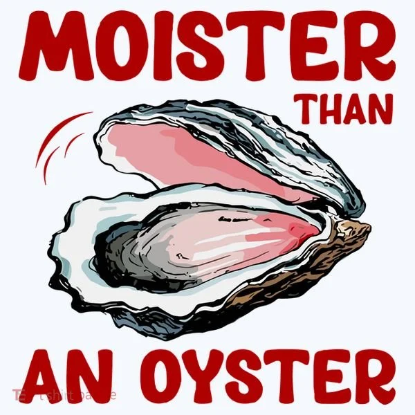 Moister Than An Oyster Golf Towel