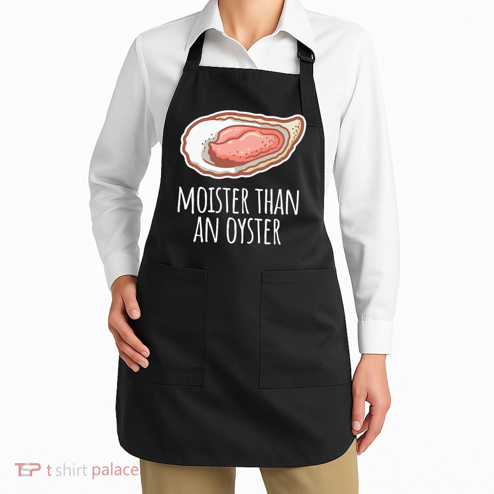 Moister Than An Oyster Shucking Apron