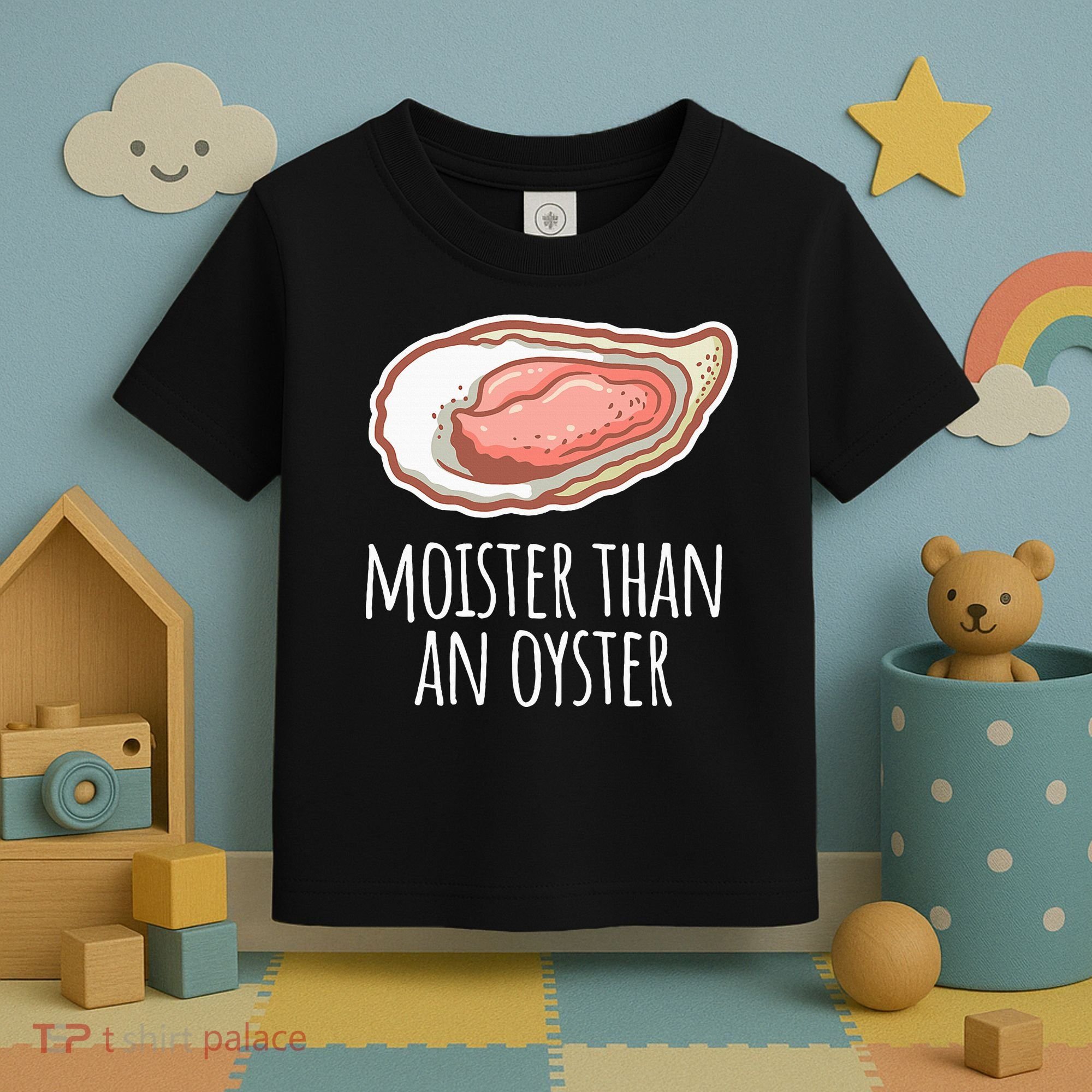 Moister Than An Oyster Shucking Toddler T-Shirt