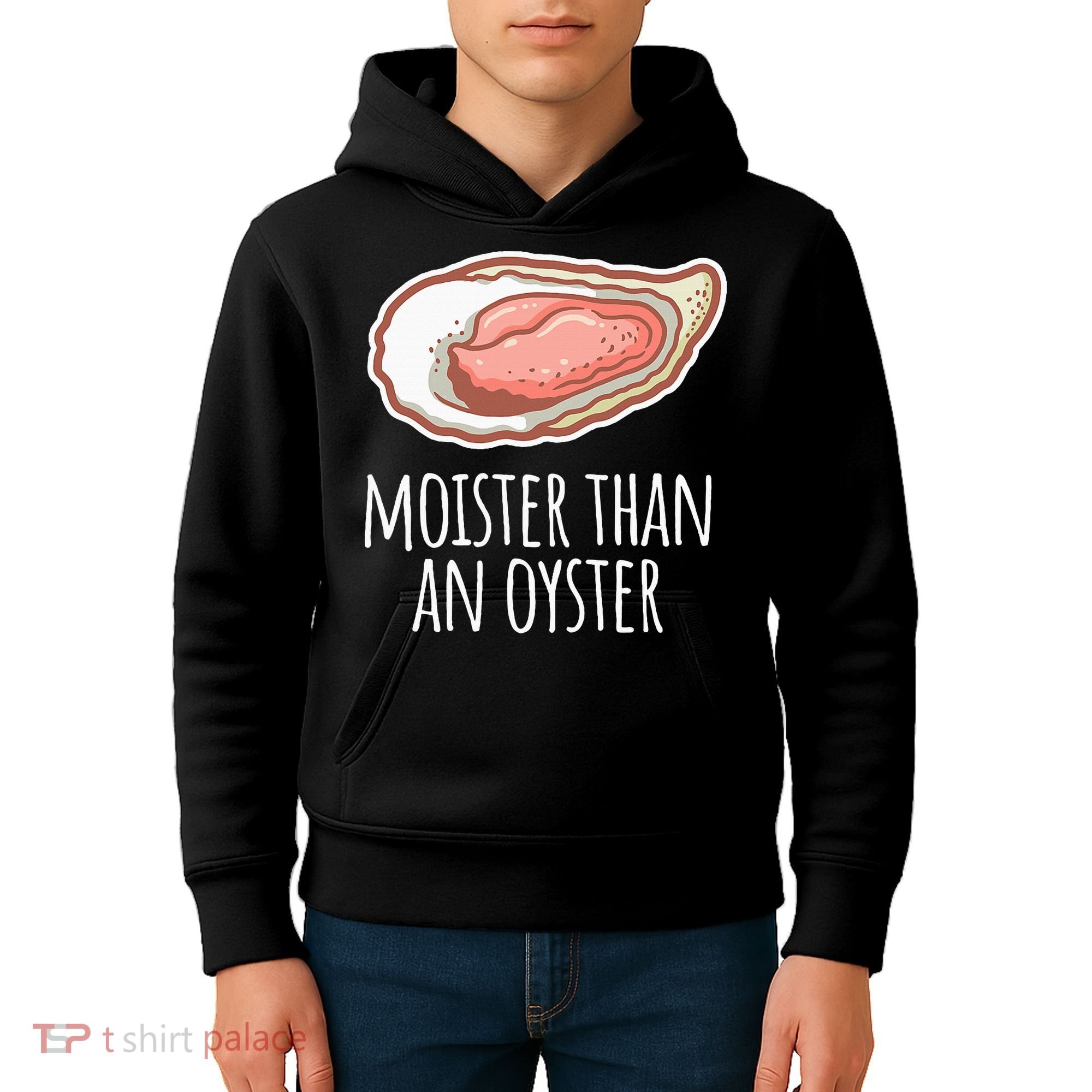 Moister Than An Oyster Shucking Kids Hoodie