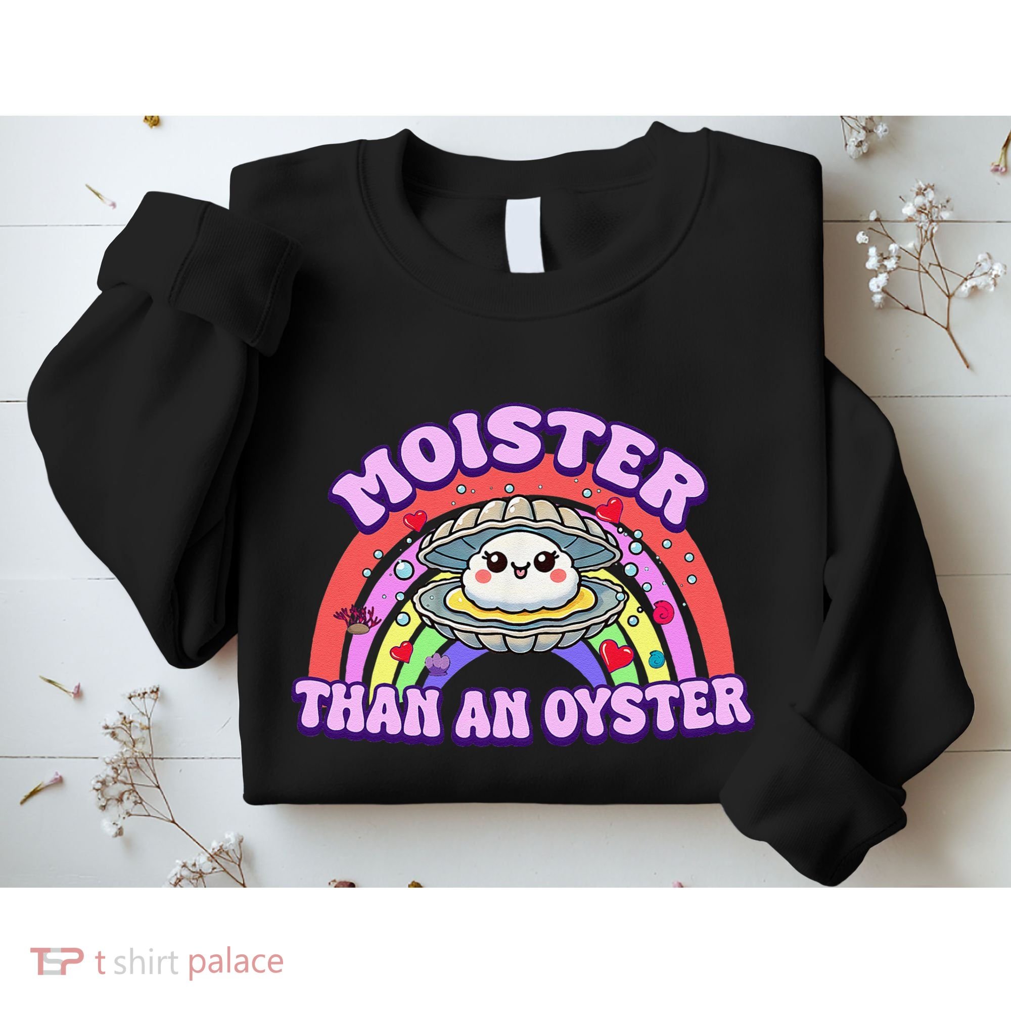Moister Than An Oyster Funny Shellfish Seafood Gift Sweatshirt