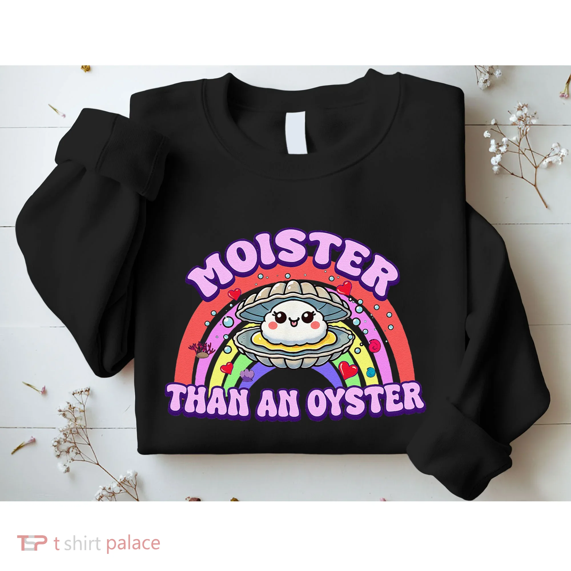 Moister Than An Oyster Funny Shellfish Seafood Gift Sweatshirt