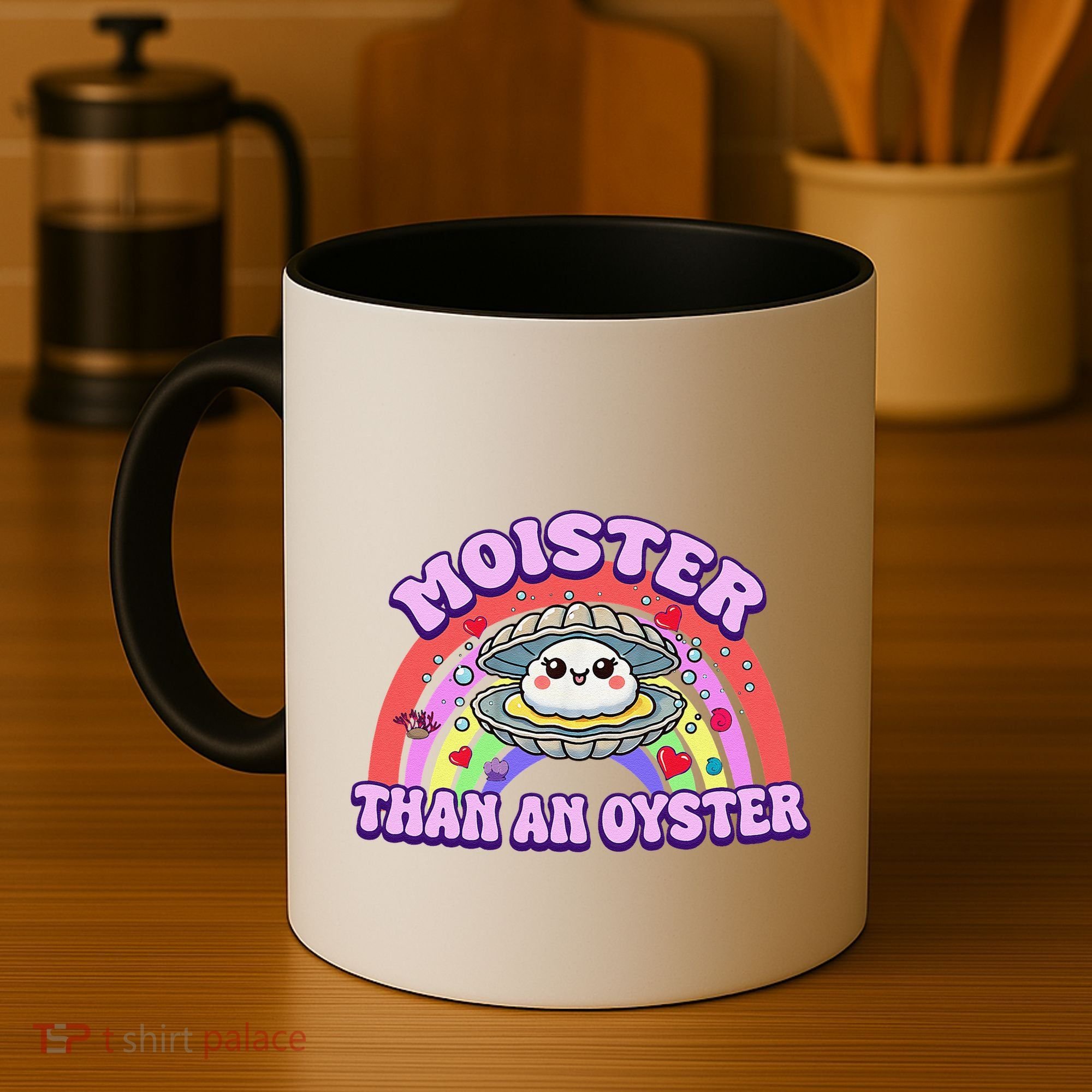 Moister Than An Oyster Funny Shellfish Seafood Gift Coffee Mug