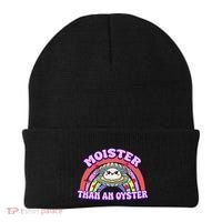 Moister Than An Oyster Funny Shellfish Seafood Gift Beanie thumb 0