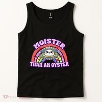 Moister Than An Oyster Funny Shellfish Seafood Gift Tank Top thumb 2