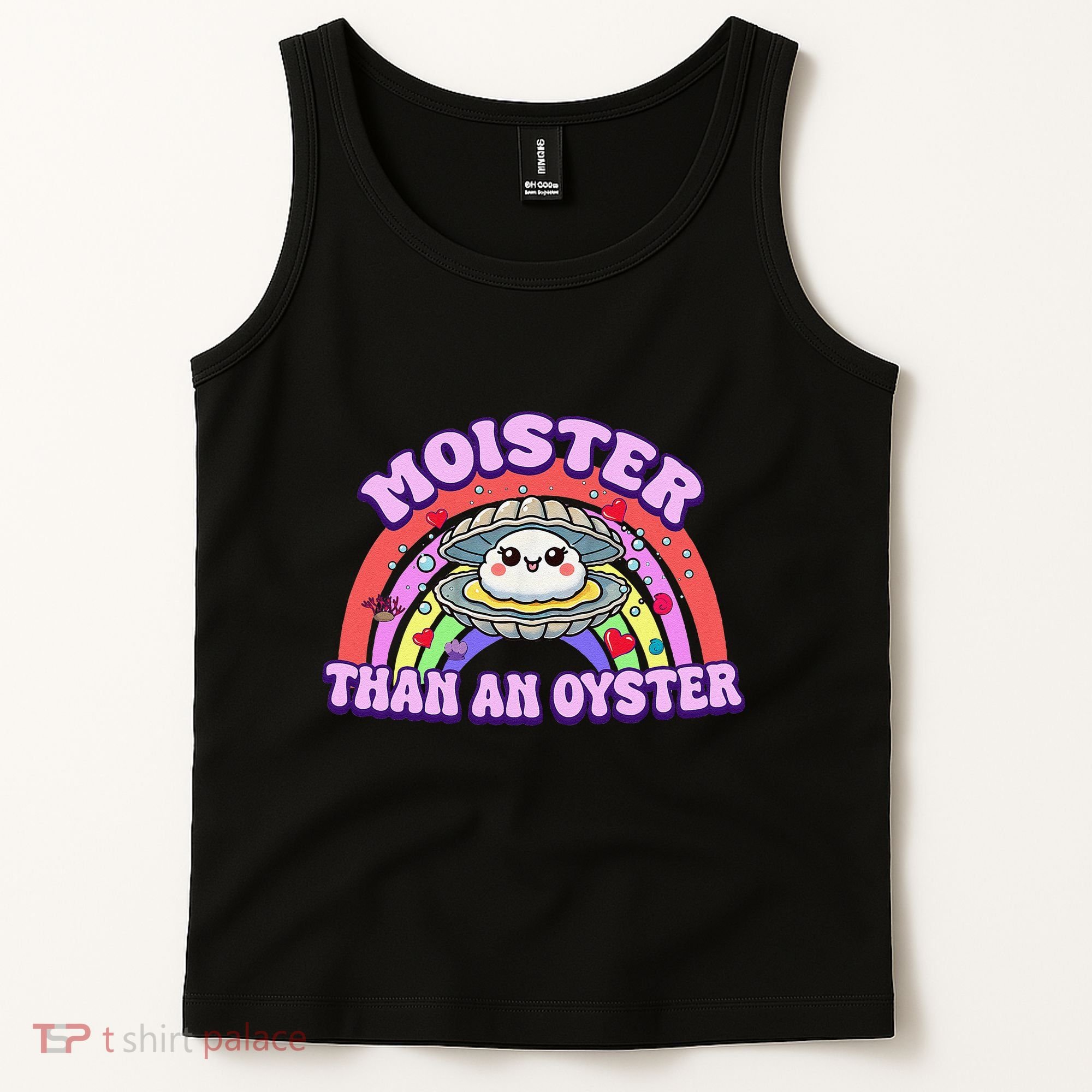 Moister Than An Oyster Funny Shellfish Seafood Gift Tank Top