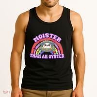 Moister Than An Oyster Funny Shellfish Seafood Gift Tank Top thumb 3