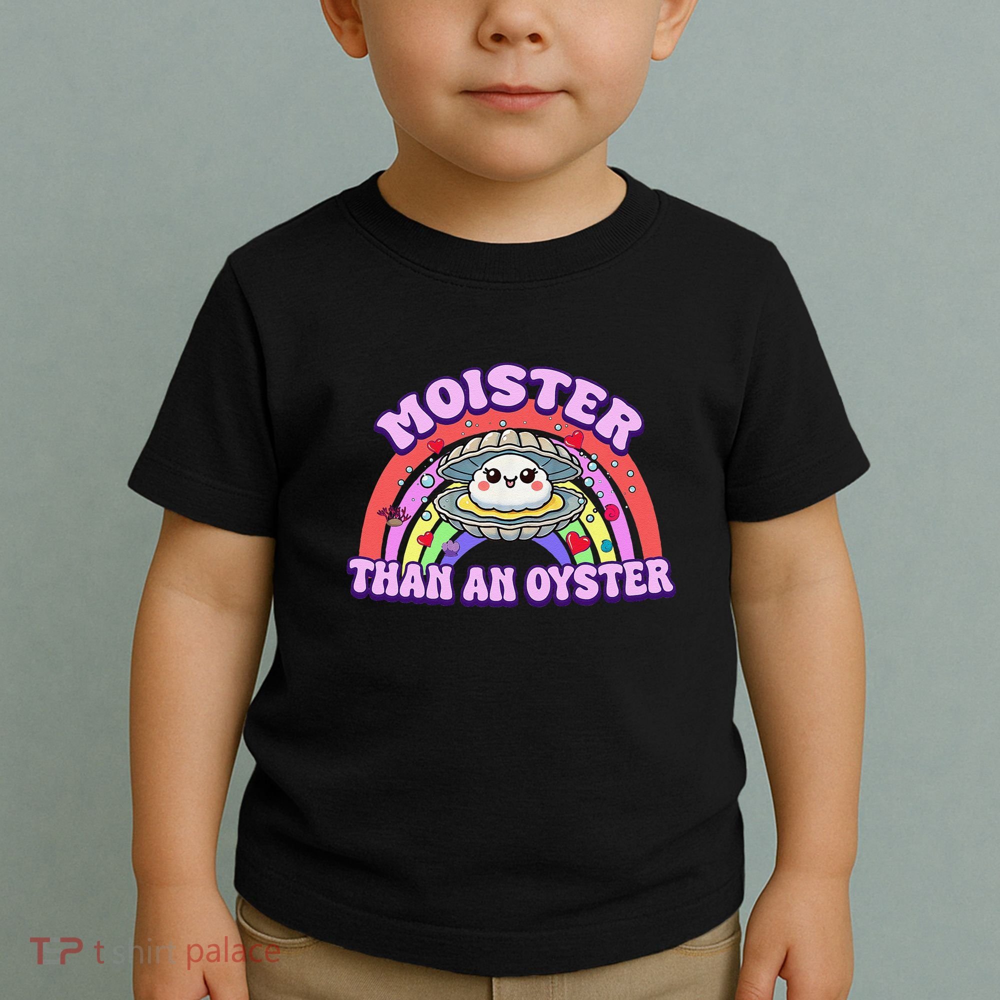 Moister Than An Oyster Funny Shellfish Seafood Gift Toddler T-Shirt