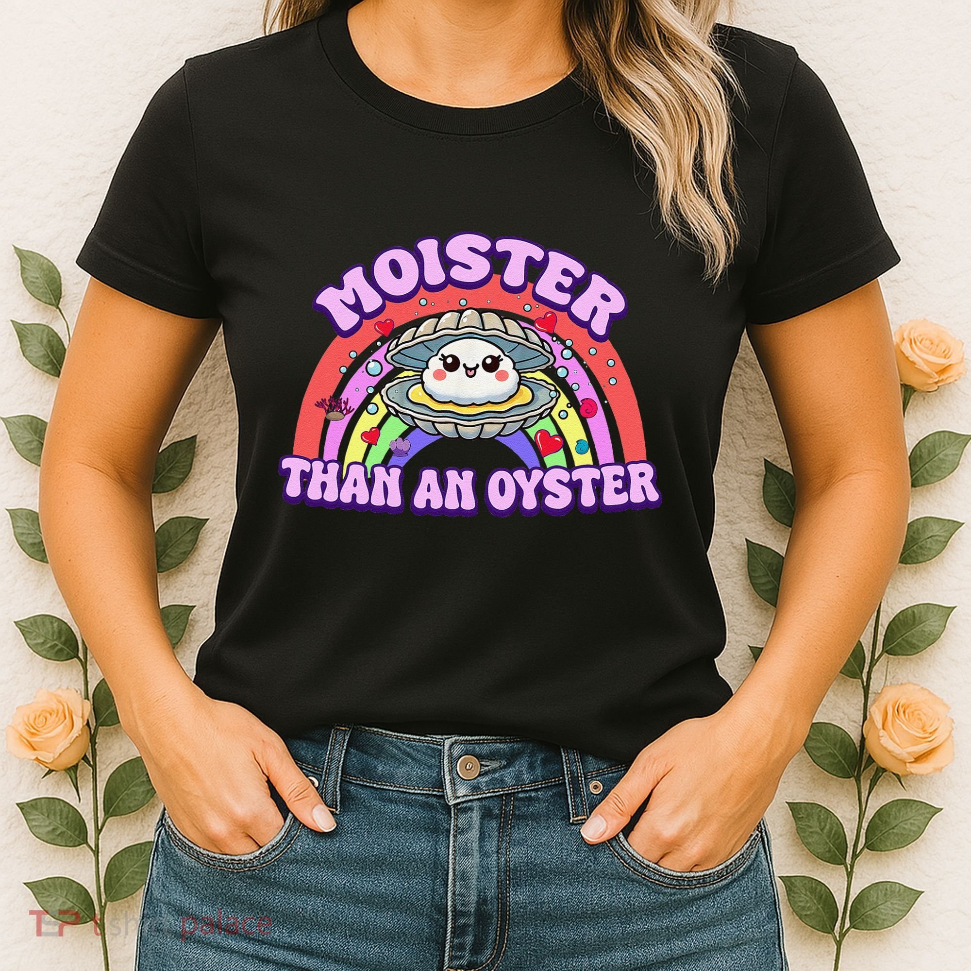Moister Than An Oyster Funny Shellfish Seafood Gift Women's T-Shirt
