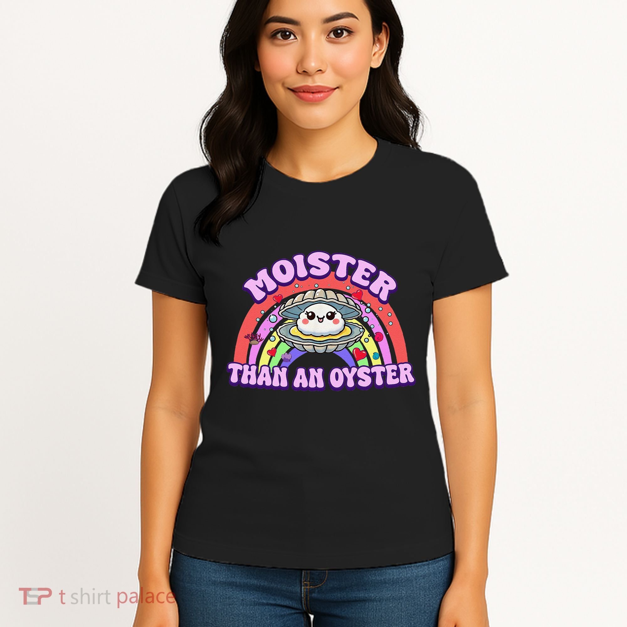 Moister Than An Oyster Funny Shellfish Seafood Gift Women's T-Shirt