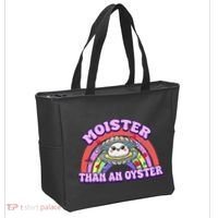 Moister Than An Oyster Funny Shellfish Seafood Gift Tote Bag thumb 2