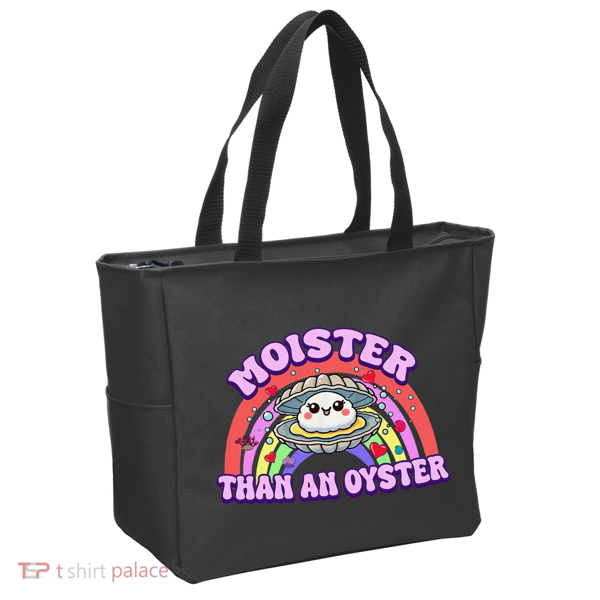 Moister Than An Oyster Funny Shellfish Seafood Gift Tote Bag