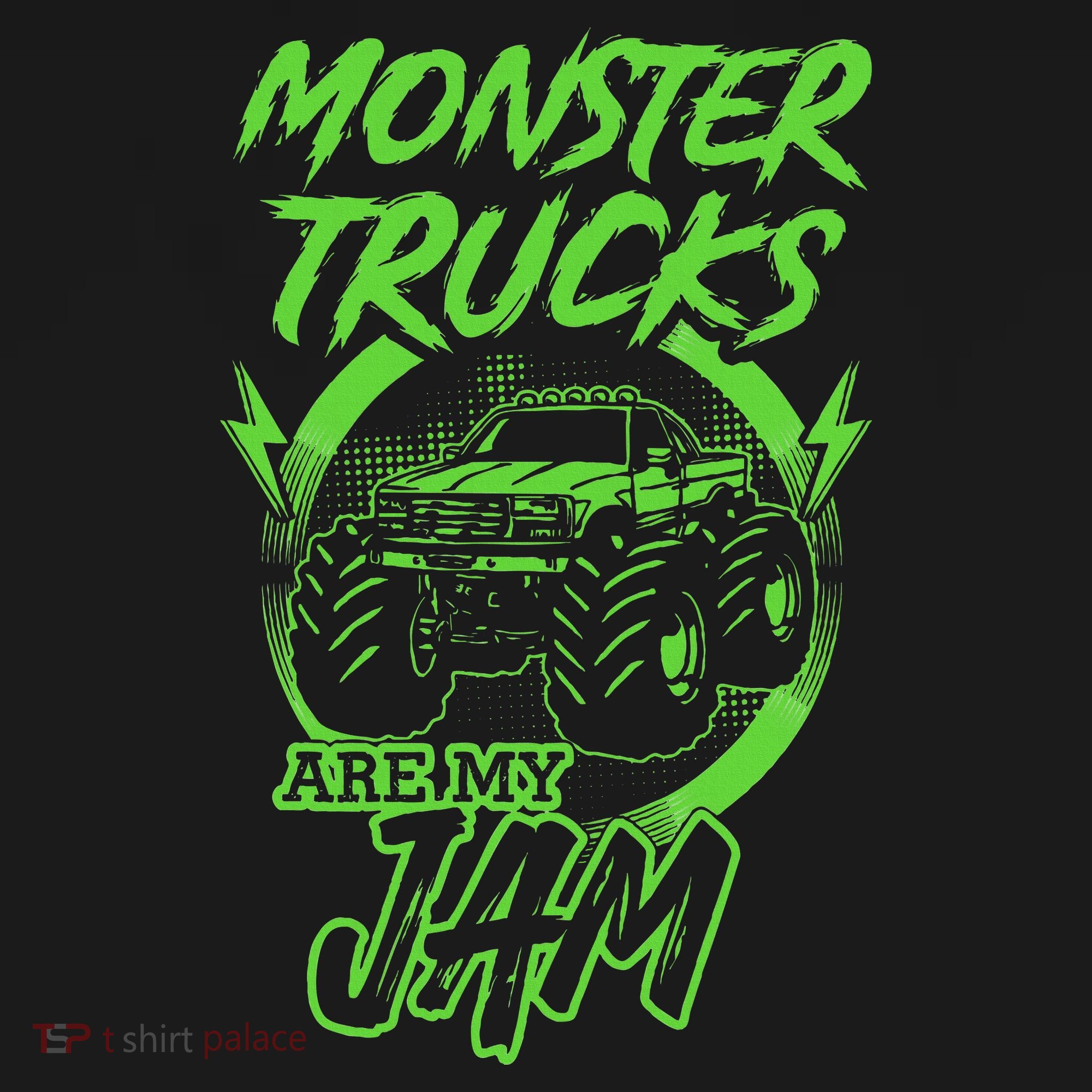 Monster Trucks Are My Jam Rally Bucket Hat