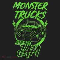 Monster Trucks Are My Jam Rally Beanie thumb 2