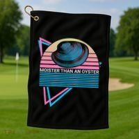 Moister Than An Oyster Shuck Seafood Golf Towel thumb 1