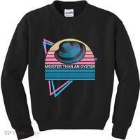 Moister Than An Oyster Shuck Seafood Kids Sweatshirt thumb 0