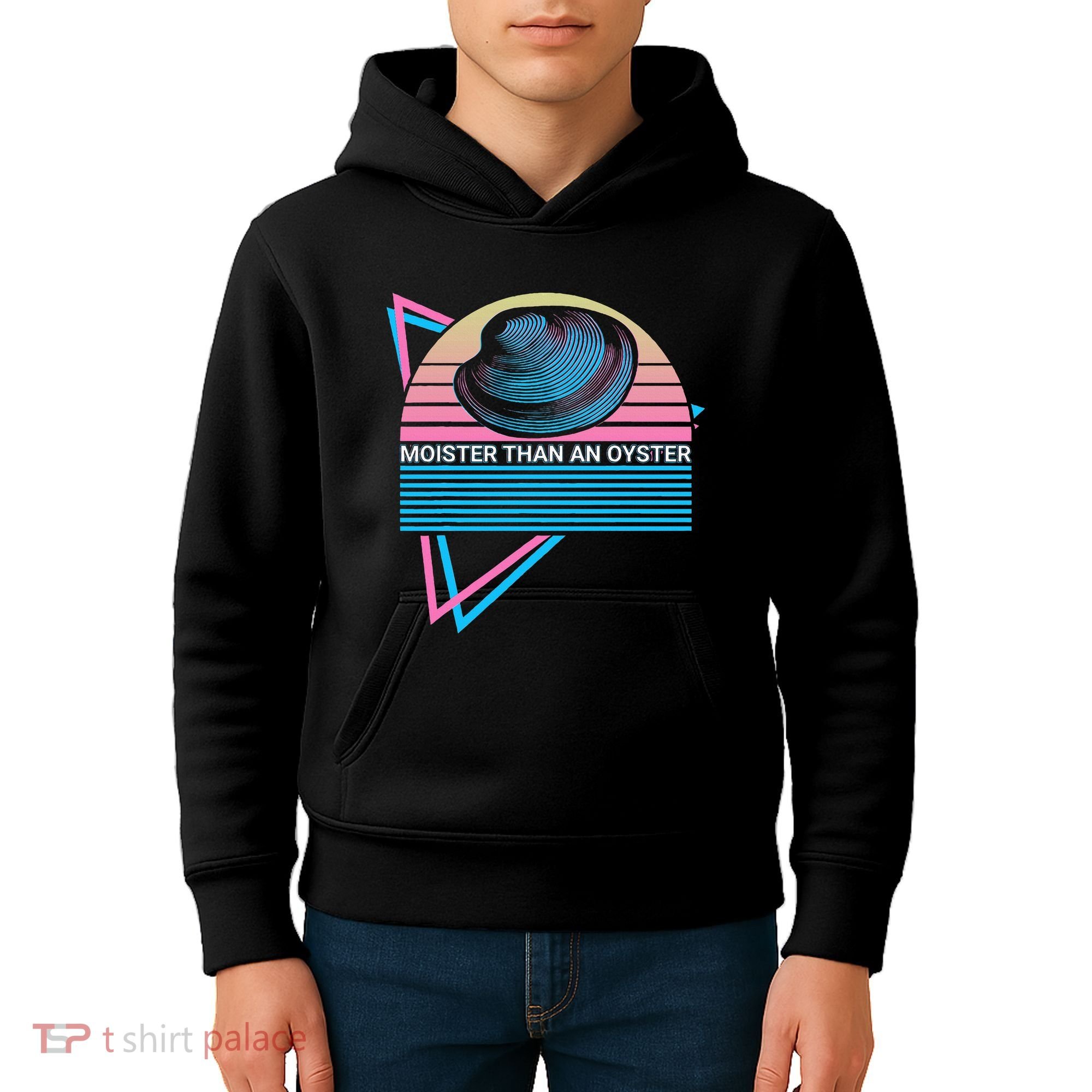 Moister Than An Oyster Shuck Seafood Kids Hoodie