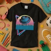 Moister Than An Oyster Shuck Seafood Kids T-Shirt thumb 3