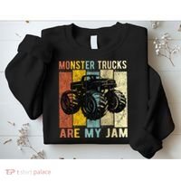 Monster Truck Are My Jam Sweatshirt thumb 2