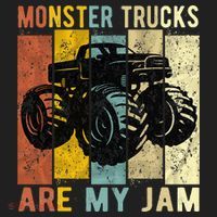 Monster Truck Are My Jam Beanie thumb 2