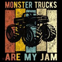 Monster Truck Are My Jam Women's Hoodie thumb 2