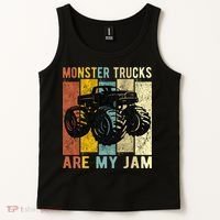 Monster Truck Are My Jam Tank Top thumb 2