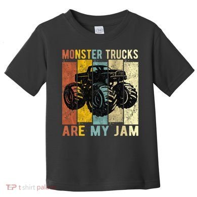 Monster Truck Are My Jam Toddler T-Shirt