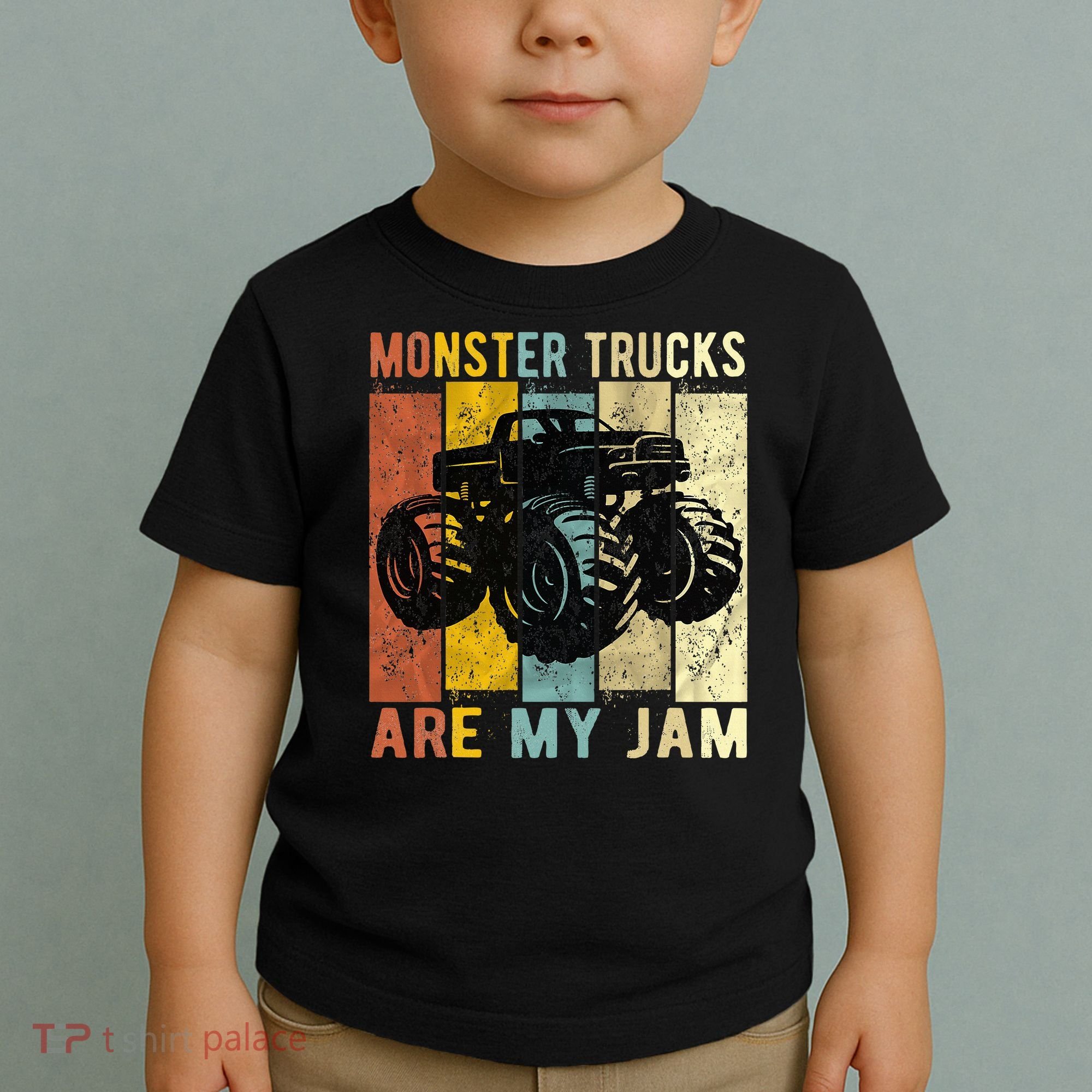 Monster Truck Are My Jam Toddler T-Shirt