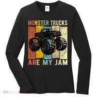 Monster Truck Are My Jam Women's Long Sleeve Shirt thumb 0