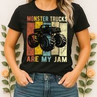 Monster Truck Are My Jam Women's T-Shirt thumb 2