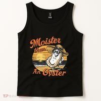 Moisture Than An Oyster Funny Shellfish Shuck Tank Top thumb 2