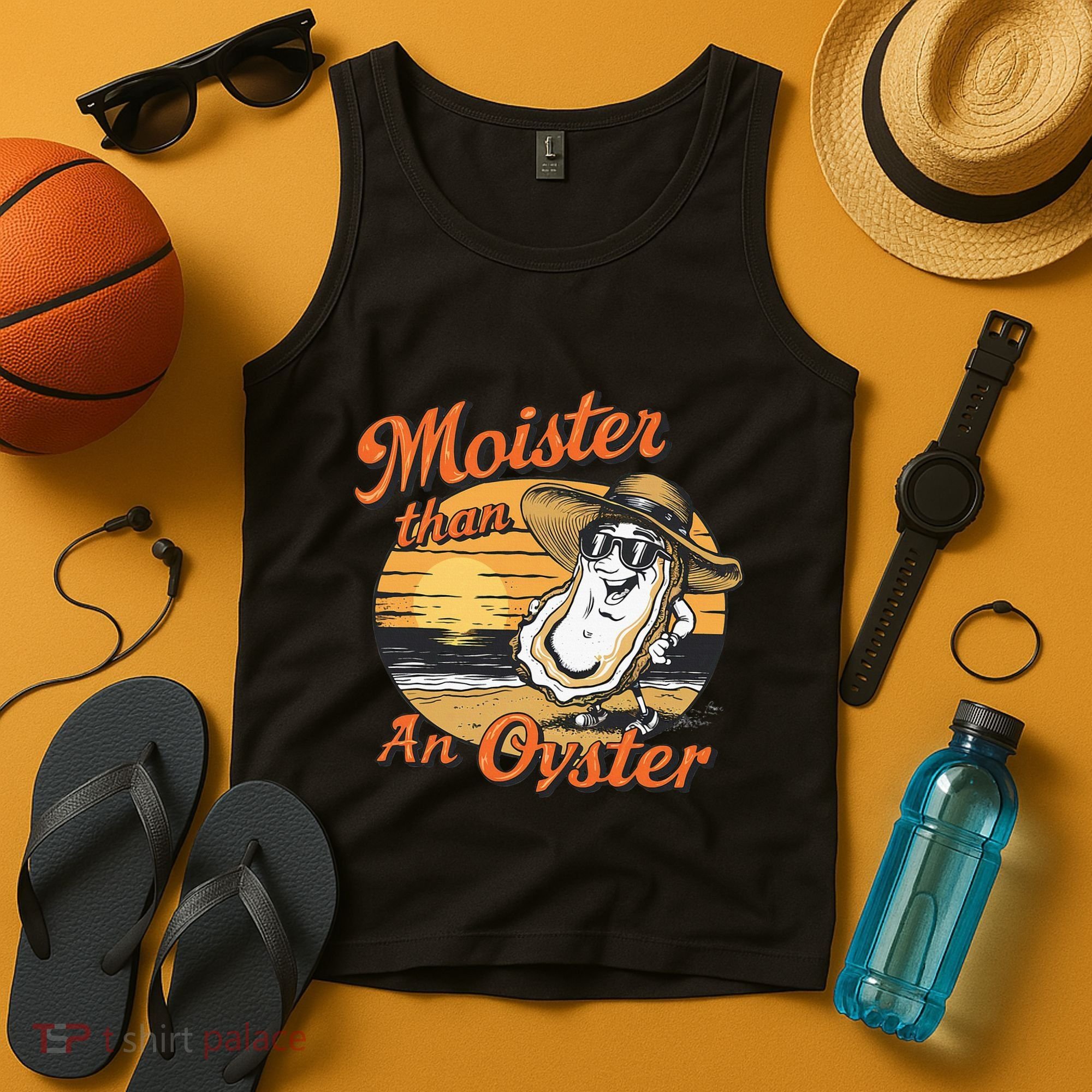 Moisture Than An Oyster Funny Shellfish Shuck Tank Top