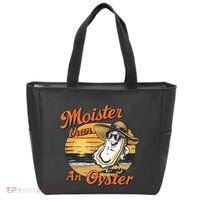 Moisture Than An Oyster Funny Shellfish Shuck Tote Bag thumb 0