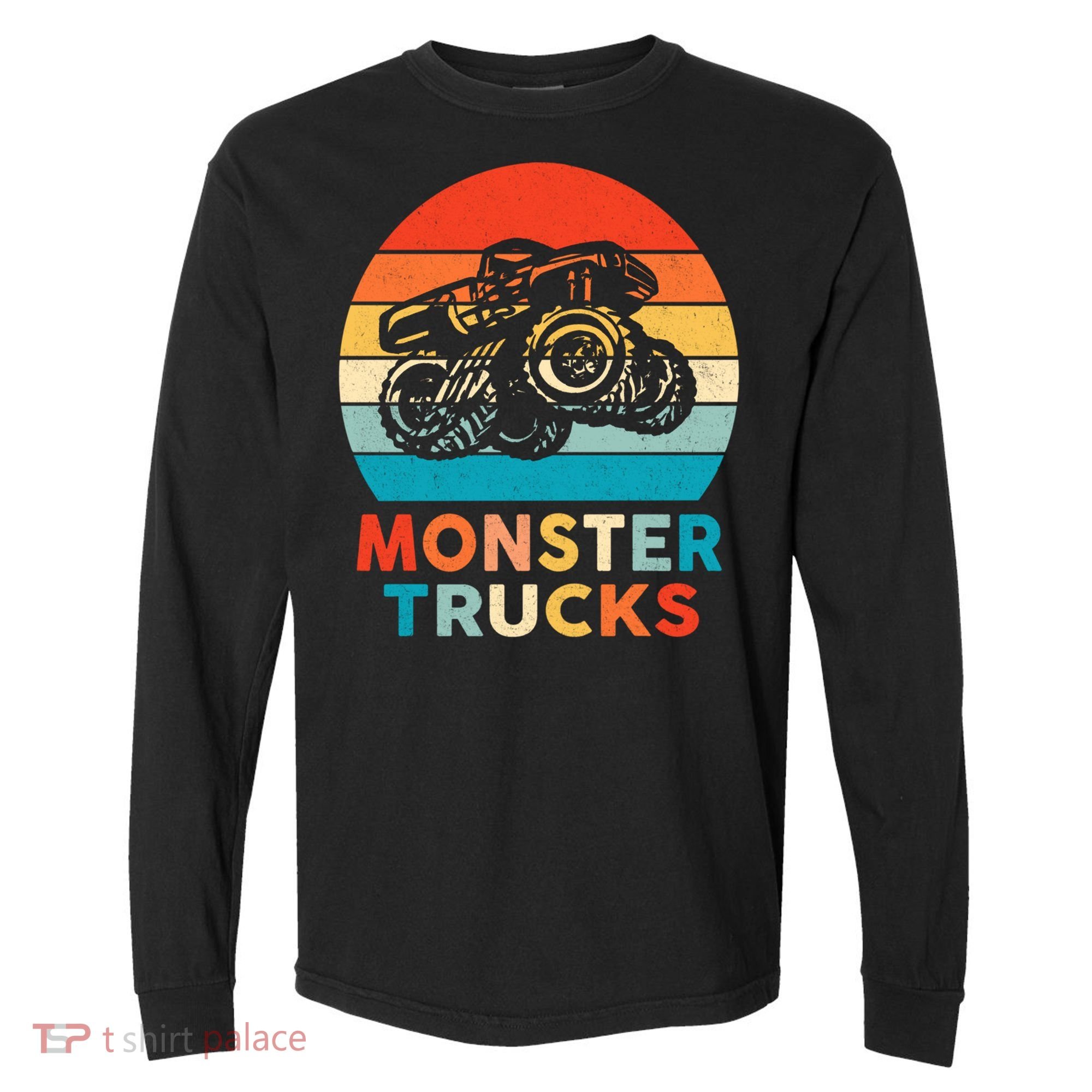 Monster Truck And Adults Cool Gift Comfort Colors Heavyweight Long Sleeve T-Shirt