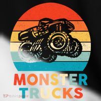 Monster Truck And Adults Cool Gift Toddler Fine Jersey T-Shirt thumb 2