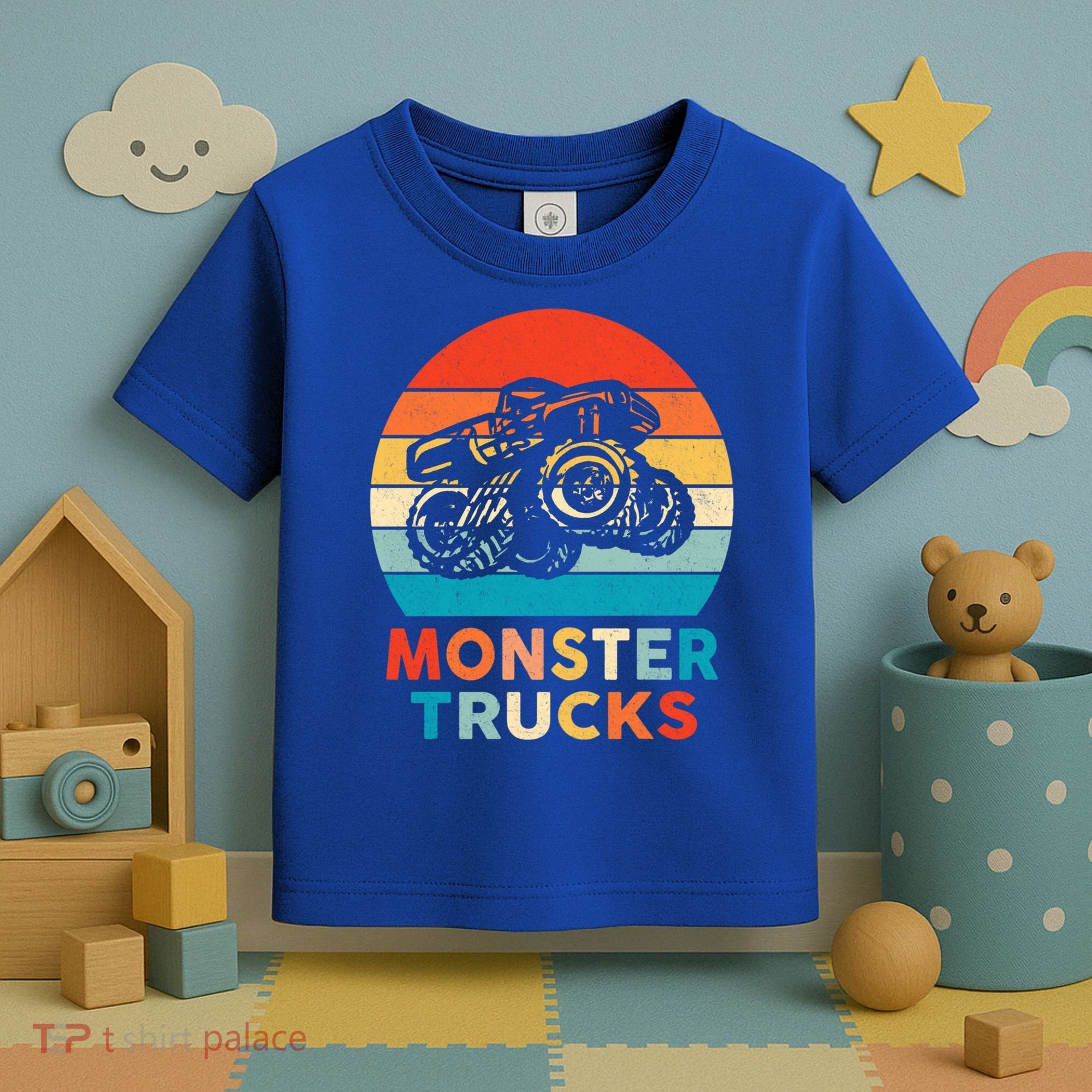 Monster Truck And Adults Cool Gift Toddler T-Shirt