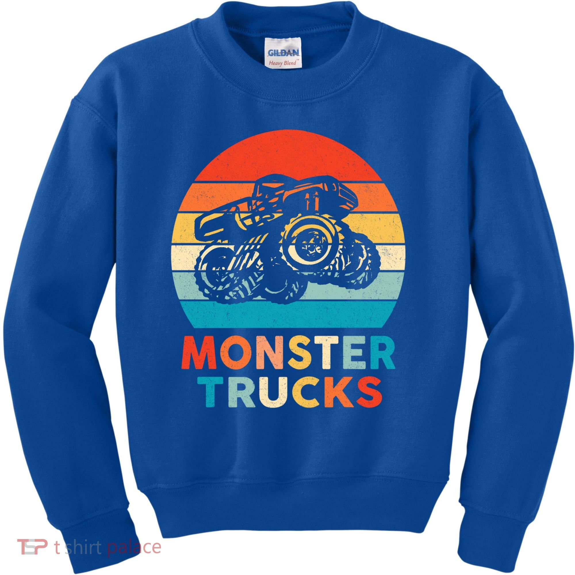 Monster Truck And Adults Cool Gift Kids Sweatshirt