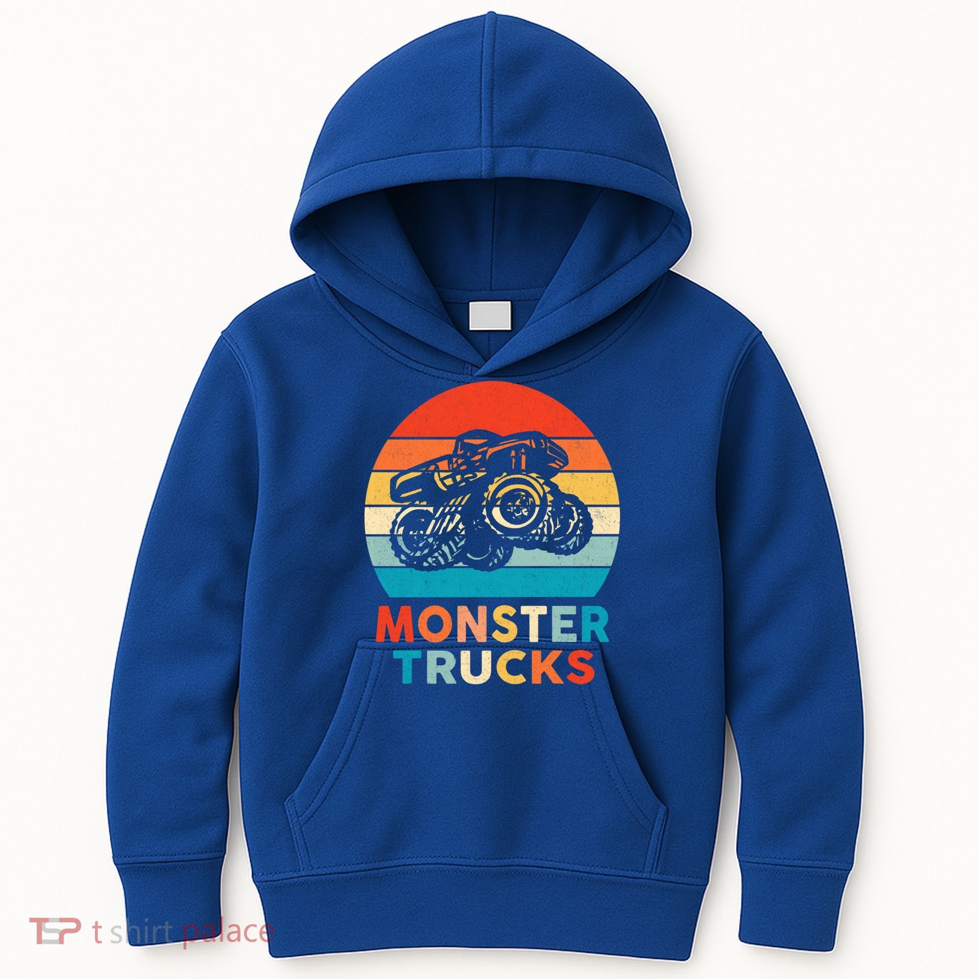 Monster Truck And Adults Cool Gift Kids Hoodie