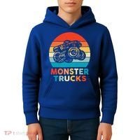 Monster Truck And Adults Cool Gift Kids Hoodie thumb 4