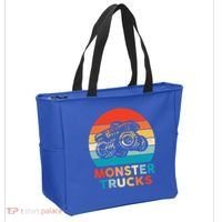 Monster Truck And Adults Cool Gift Tote Bag thumb 2