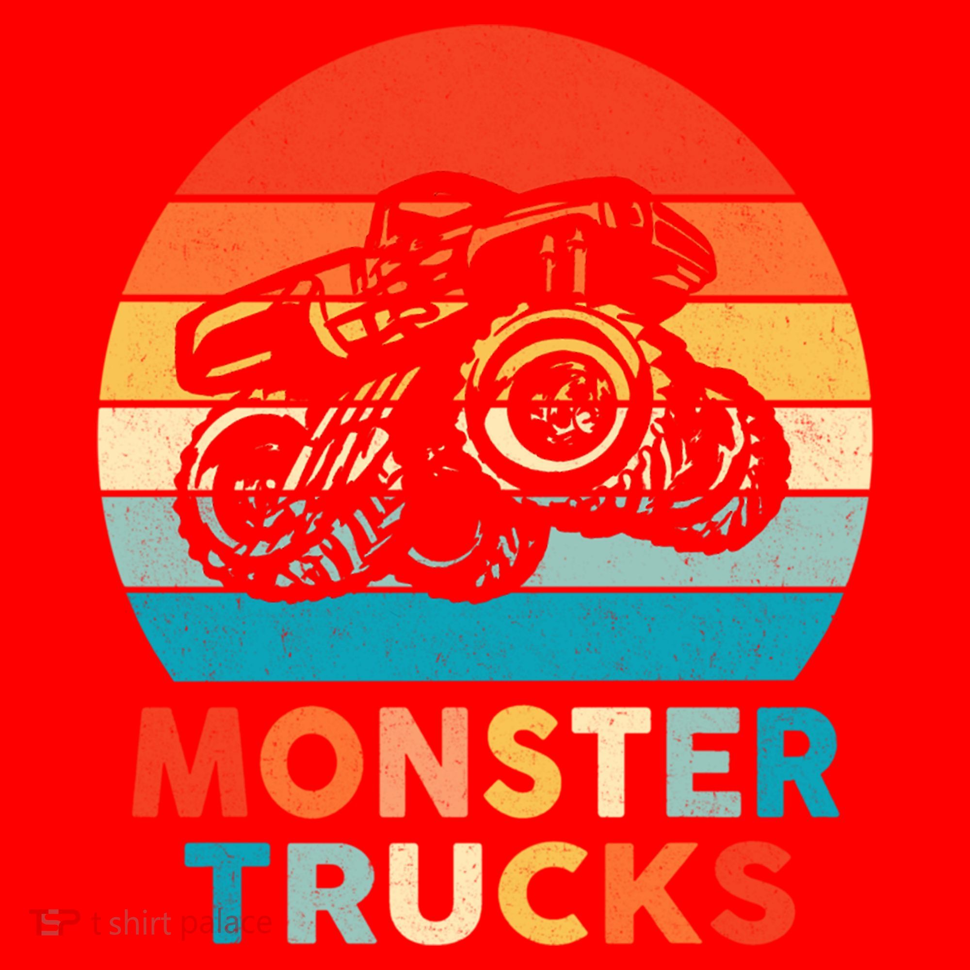 Monster Truck And Adults Cool Gift Santa Hat