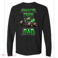 Monster Trucks Are My Jam Monster Truck Dad Comfort Colors Heavyweight Long Sleeve T-Shirt thumb 0