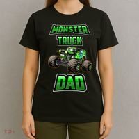 Monster Trucks Are My Jam Monster Truck Dad T-Shirt thumb 4