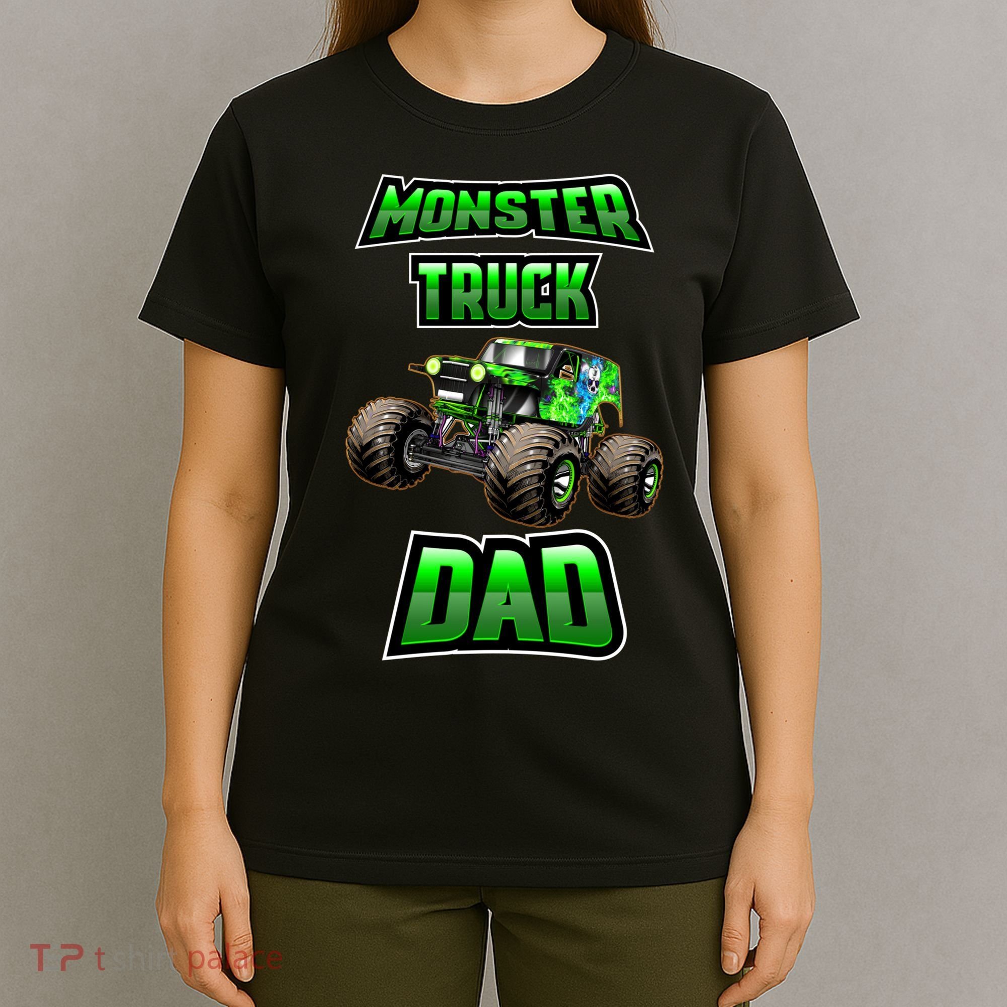 Monster Trucks Are My Jam Monster Truck Dad T-Shirt