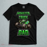 Monster Trucks Are My Jam Monster Truck Dad T-Shirt thumb 5