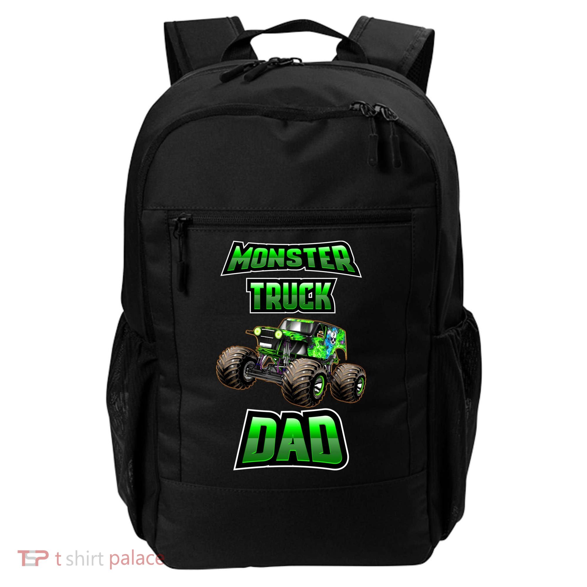 Monster Trucks Are My Jam Monster Truck Dad Backpack