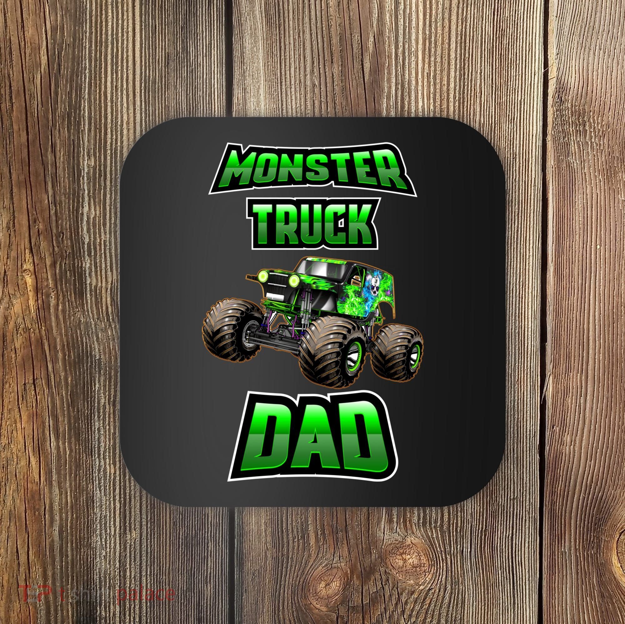 Monster Trucks Are My Jam Monster Truck Dad Coaster