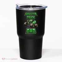Monster Trucks Are My Jam Monster Truck Dad Tumbler thumb 0